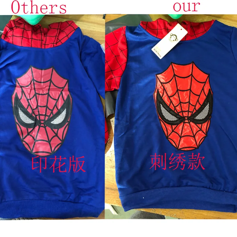 

Designer Baby Boys Clothing Sets 2pcs Sports Suit Children Halloween Superhero Costume Kids Hoodies Tracksuit Clothes