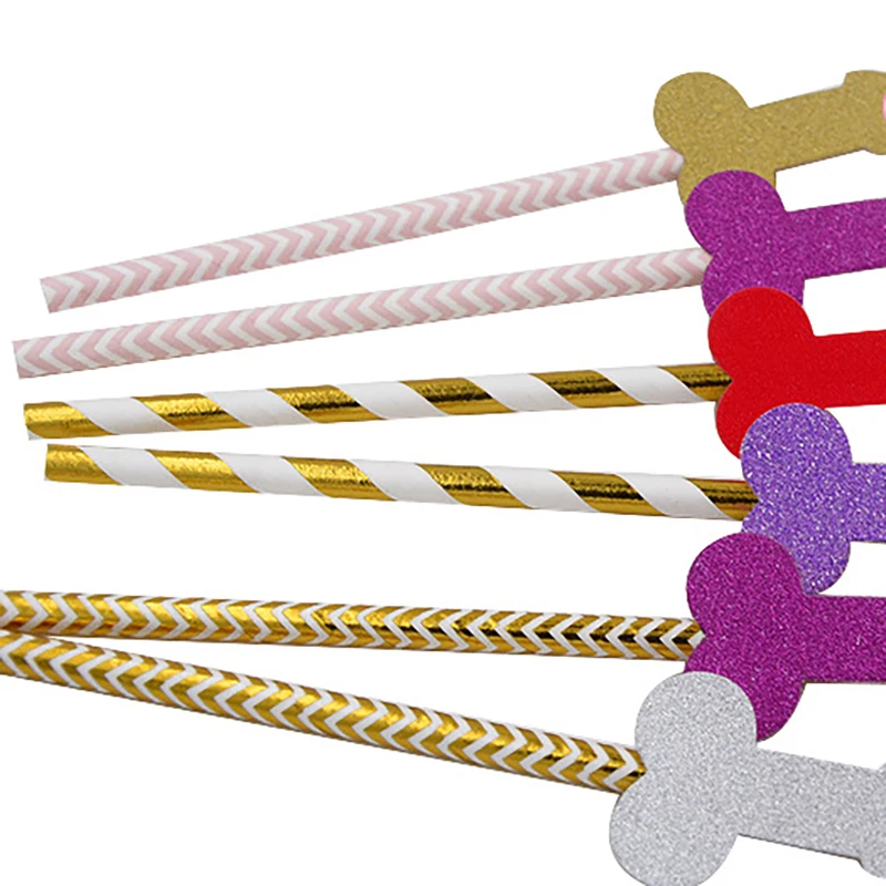6 шт. бумага для пениса питьевая соломинка свадебной вечеринки свадебный душ