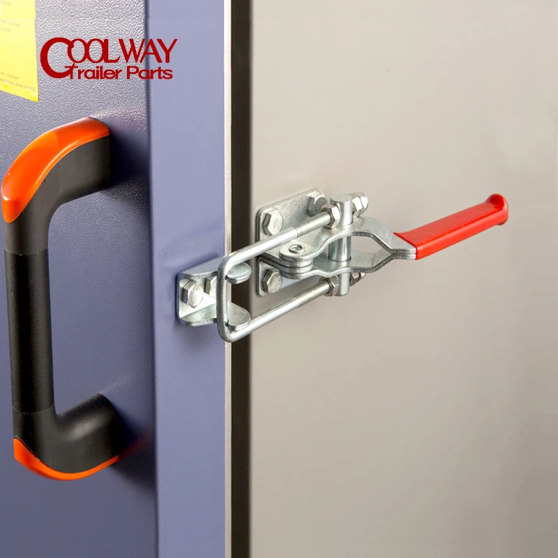 2PCS Metal Lever Latch Fastener Adjustable Quick Release Pull Toggle Clamps Door Cabinet Box Case Trailer Parts | Автомобили и