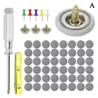 Фиксирующие винты для потолочной ткани салона автомобиля, 24 шт., фиксирующая Пряжка фиксатор заклепок, кнопка ремонта автомобильной фары