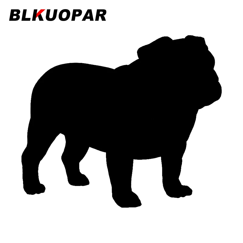

Автомобильные наклейки BLKUOPAR для бульдога, креативные наклейки на окклюзию с царапинами, индивидуальные виниловые наклейки на лобовое стек...