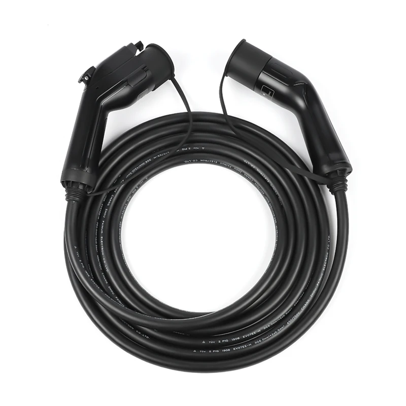 EV Charging Cable 32A/16A Electric Vehicle Cord for Car Charger Station Type 1 to Type 2 Female to Male Plug J1772