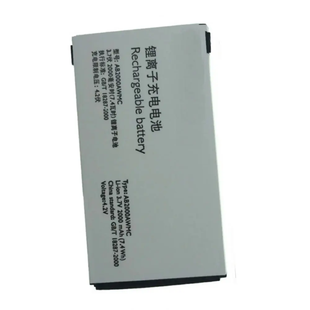 Аккумулятор AB2000AWMC AB2000FWML на 2000 мА · ч 3 7 в Вт для батарей Philips Xenium X501 X513 X523 X130 X623 X3560