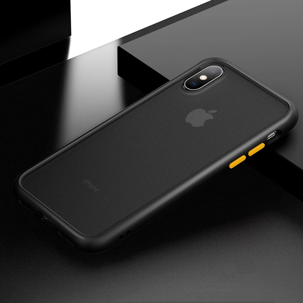 HAWEEL PC + TPU военный амортизационный чехол для iPhone X XR XS Max прозрачный ультратонкий