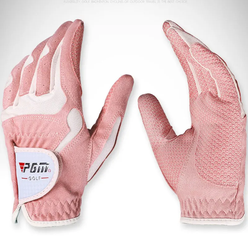 PGM 1 пара женских гольф-перчаток для левой и правой руки спортивные перчатки Нескользящие Дышащие варежки D0015