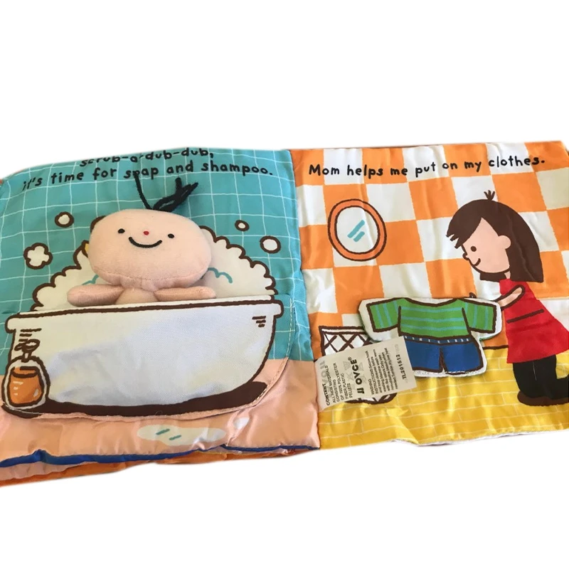 

Baby Soft Cloth Book Toy Children Early Learning Cognitive Development Quiet Books Infant Quiet Book