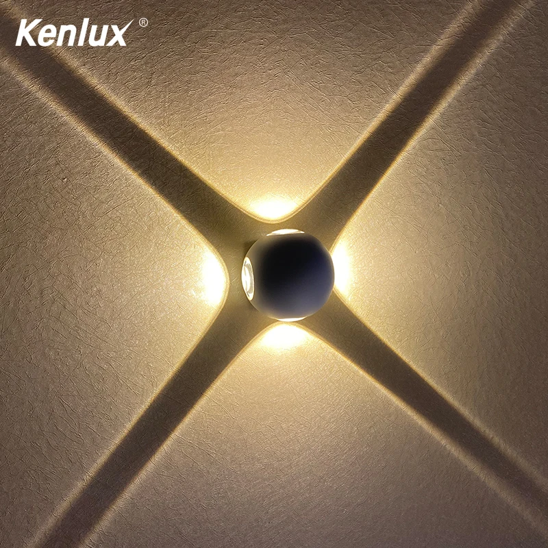 4 Вт светодиодный скандинавский настенный светильник алюминиевый