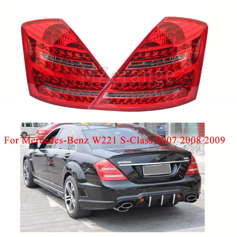 Задний фонарь для Mercedes-Benz W221 S-Class 2007 2008 2009 сигнал поворота бампер стоп-сигнал