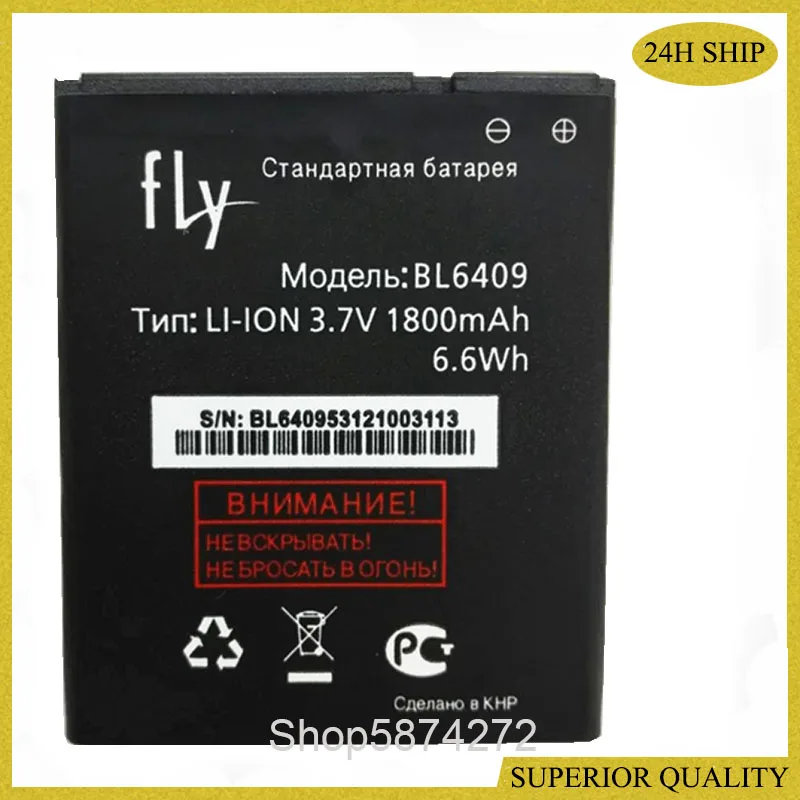 

BL6409 Battery For Fly IQ4406 IQ 4406 BL 6409 Mobile Phone Accumulator Batterie