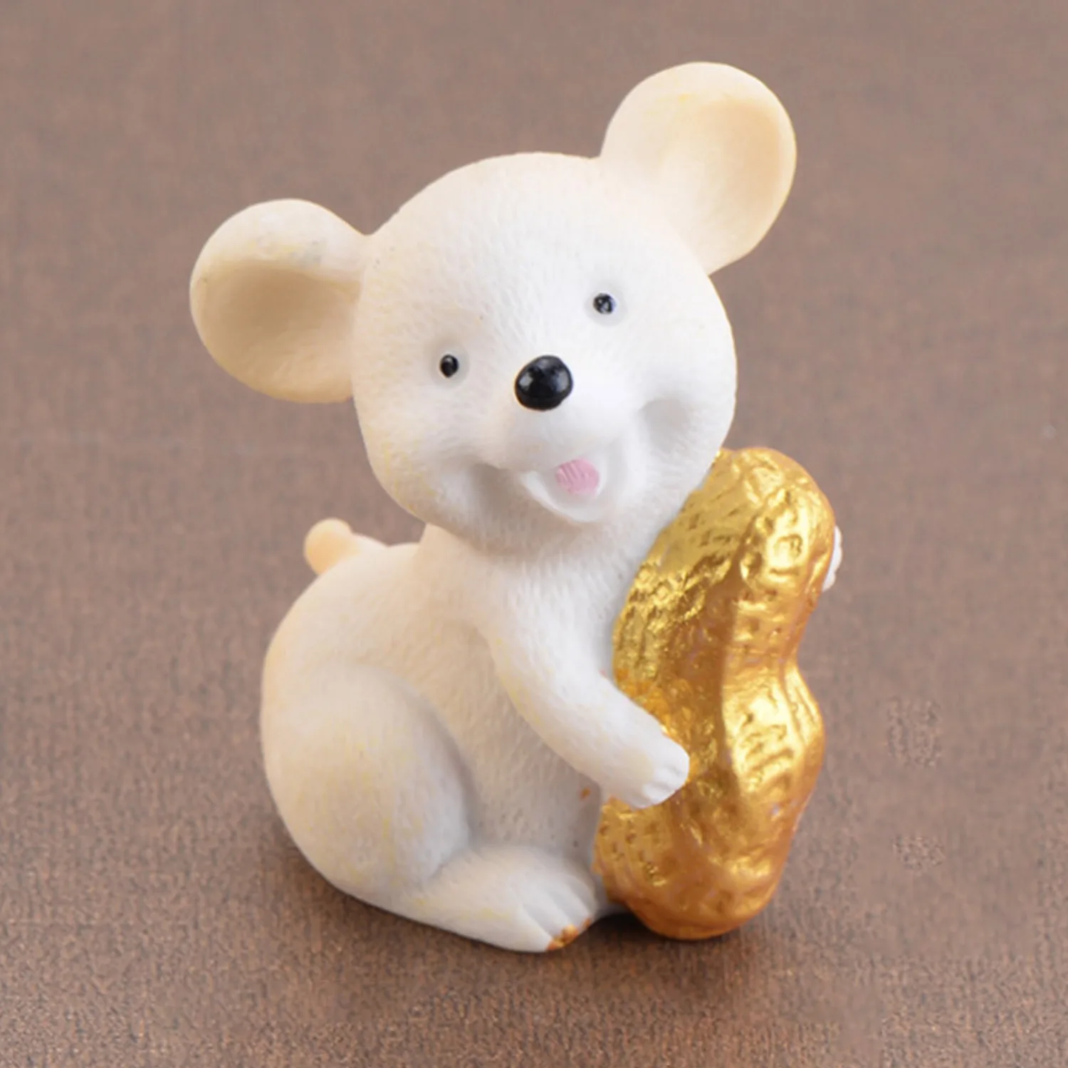 8 шт. милые фигурки мышей из смолы монета крыса на удачу настольные украшения