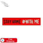 Нашивка с вышивкой жди Home With Me, утюжок для украшения одежды, мотоцикла, байкера, самодельный дизайн по индивидуальному заказу