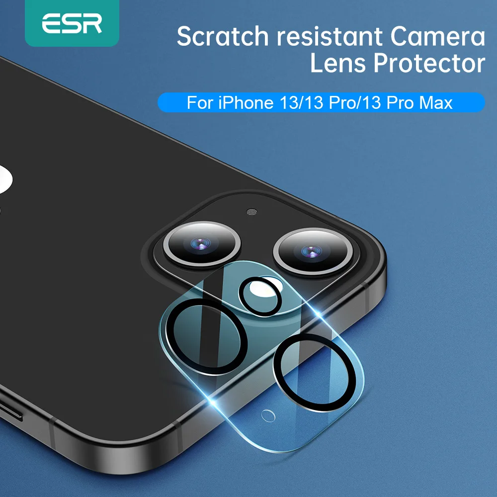 

ESR для iPhone 13 Pro Max, Защита камеры, пленка для объектива камеры, защитное закаленное стекло для iPhone 13, 13pro mini