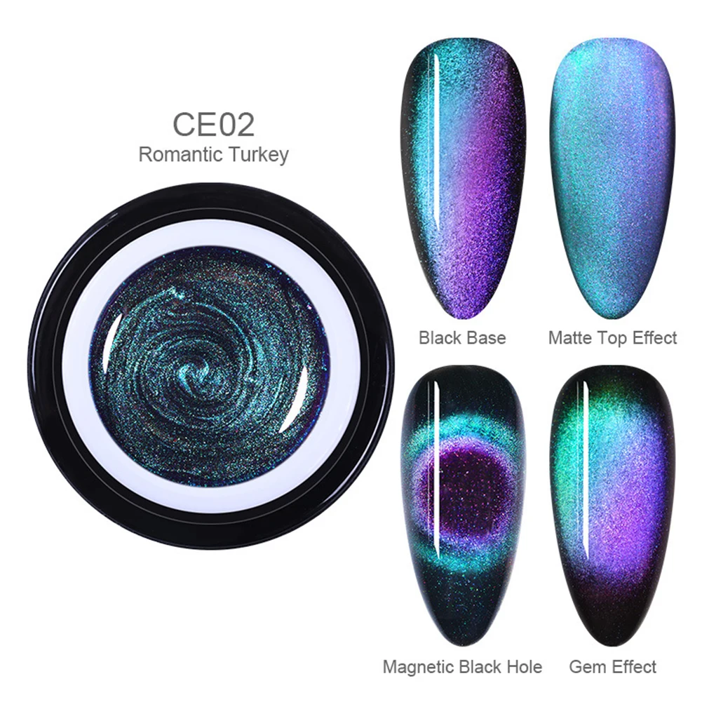 BORN PRETTY 9D Galaxy Cats Eyes светодиодный Гель-лак для ногтей Хамелеон для использования с магнитом впитывающийся УФ-лак для ногтей Блестящий гель Базовое покрытие 5 мл