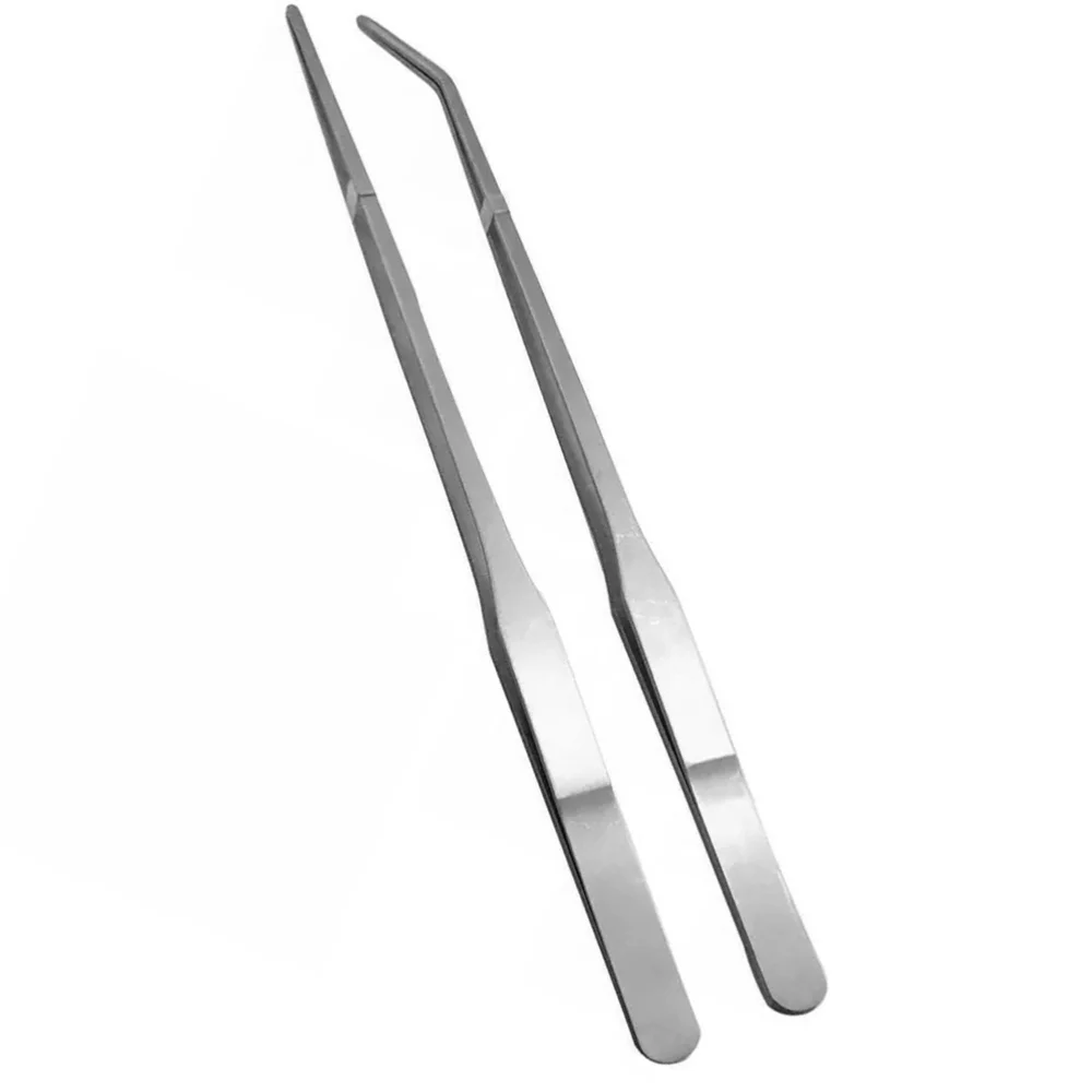 

2pcs Practical Reptiles Feeding Pet Feeding Clip Pet Supply (Silver)