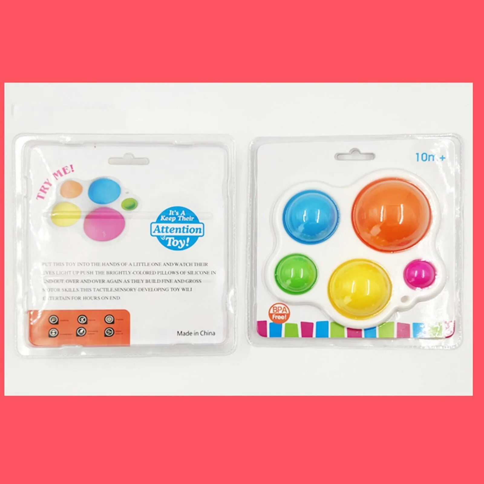 

2PC Infant Early Education Intelligence Development And Intensive Training Toys baby concentration training board Christmas Gift