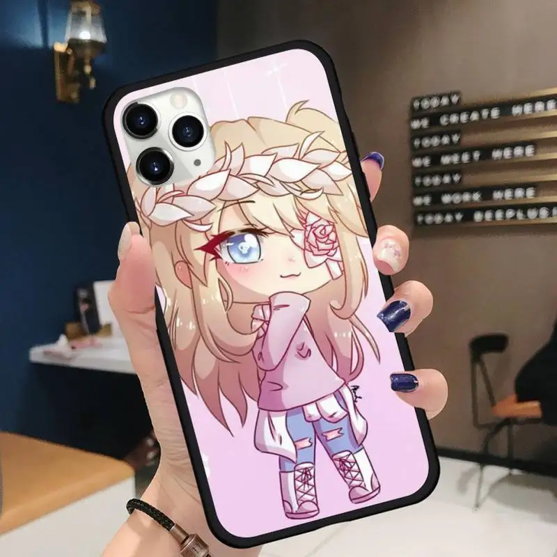 

Social game Gacha Life Phone Case for iPhone 11 12 mini pro XS MAX 8 7 6 6S Plus X 5S SE 2020 XR