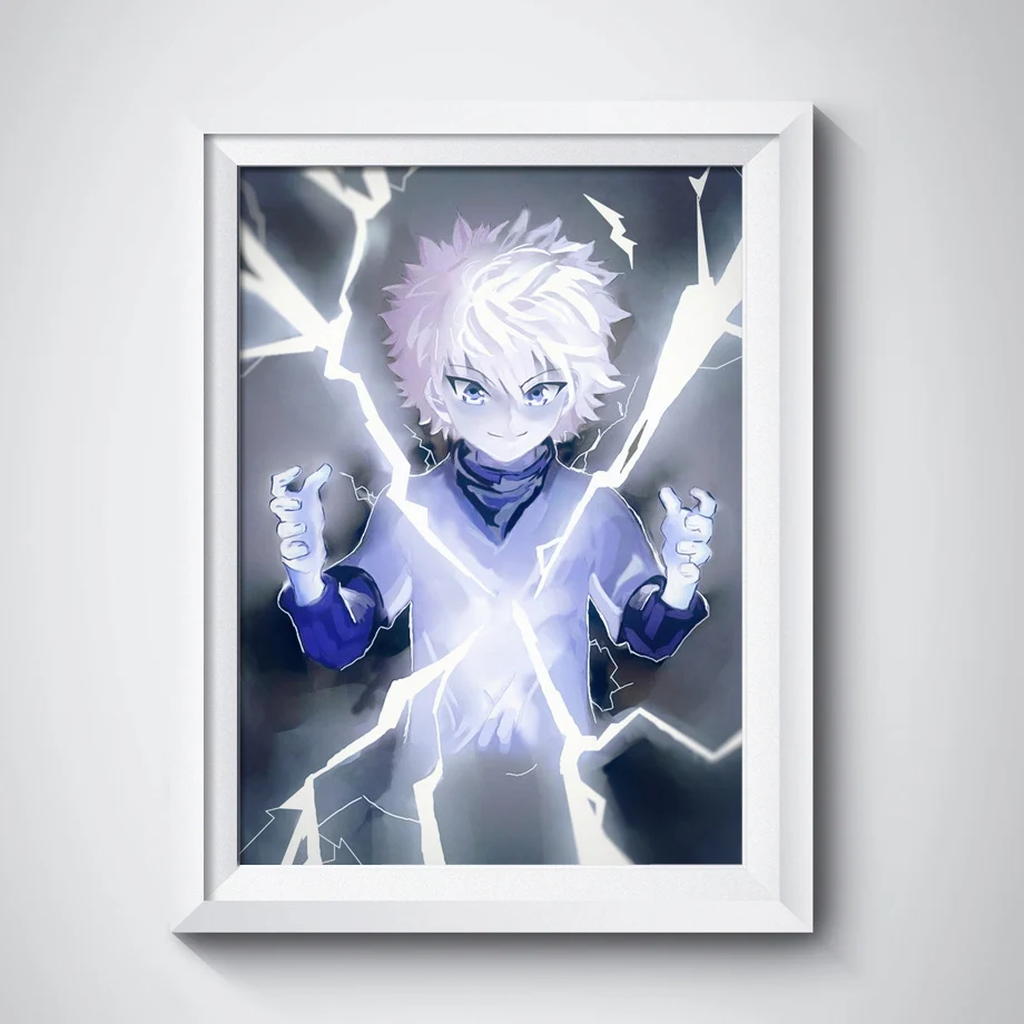 Anime Poster Hunter X Killua Zoldyck Kurapika Gon Freecss Hisoka Wall Canvas CoolPainting Kawaii Room Decor Decoration | Дом и сад