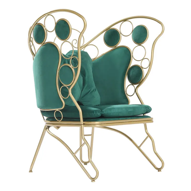 

Роскошный ленивый диван TT светильник, железный стул для отдыха, современный минималистичный Скандинавский дизайн, стул с одной бабочкой