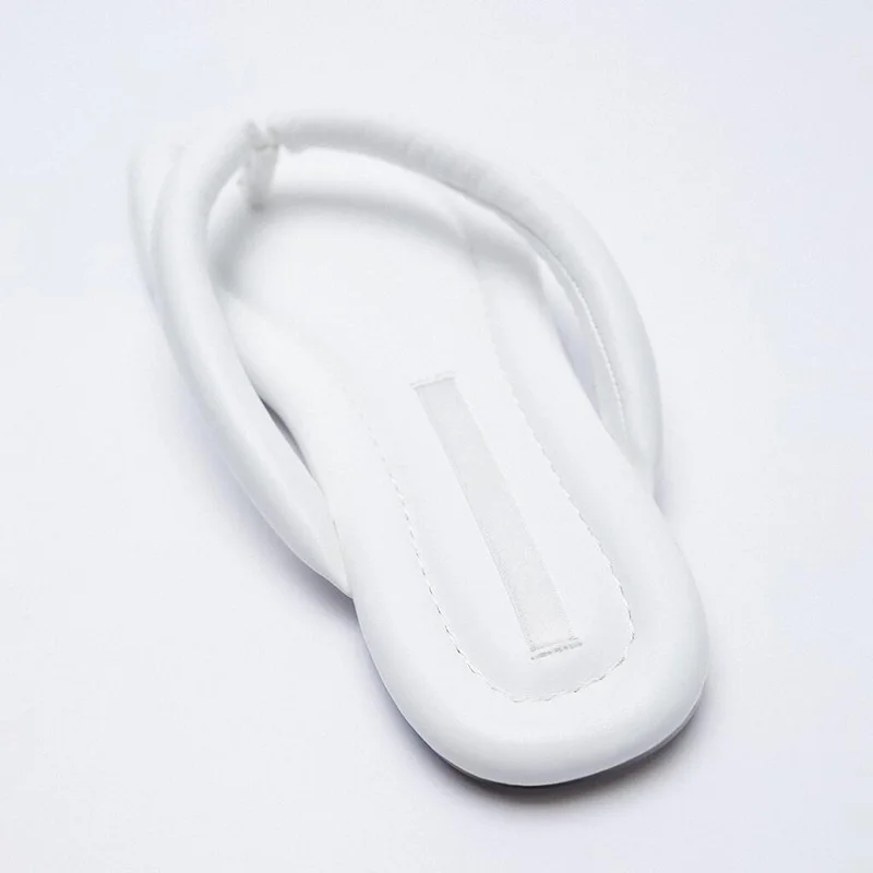 

Women'S 2021 Sandals Blue Square Toe Outer Wear Flat Slippers Casual Slippers