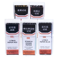 10 boxespack potassium iodide starch paper endicator lab test paper litmus redblue