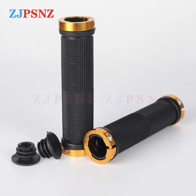 

1 Pair Cycling Handlebar Grips Anti-Skid Rubber Bicycle Grips Mountain Bike Lock On Bicycle Handlebars End Grips High Quality