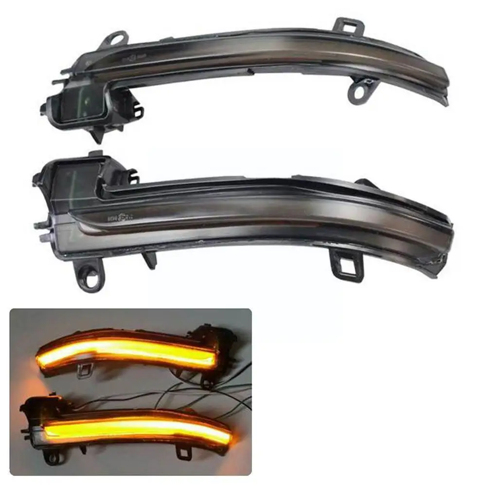 

Automotive LED Rearview Mirror Indicator Streamer Turn Signal For BMW Sequential Lights Blink 13-19 U4Q3