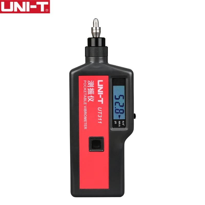 

UNI-T Vibration Tester Analyzer Digital LCD Vibrometer Acceleration Velocity Displacement Measurement High Precision UT311
