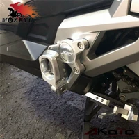 cnc aluminum motorcycle folding rearset foot pegs passenger kit honda xadv750 2017 2018 x adv 750 rear sets articular footpeg
