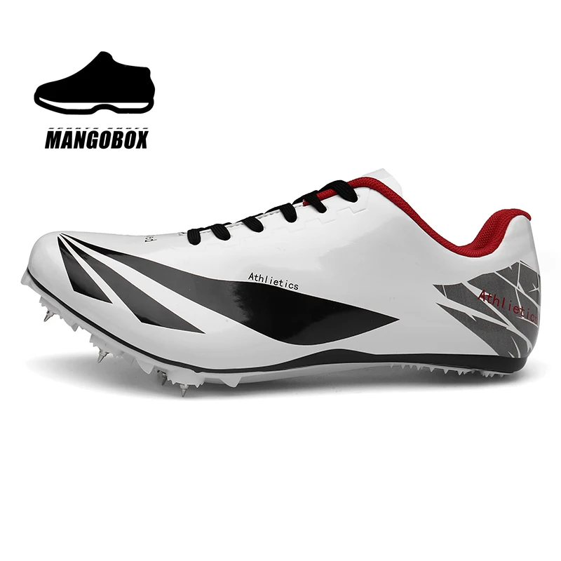 

Hot Sale Unisex Track and Field Spikes Black Running Shoes for Men Brand Designer Leather Student Track & Field Shoes Size 35-45