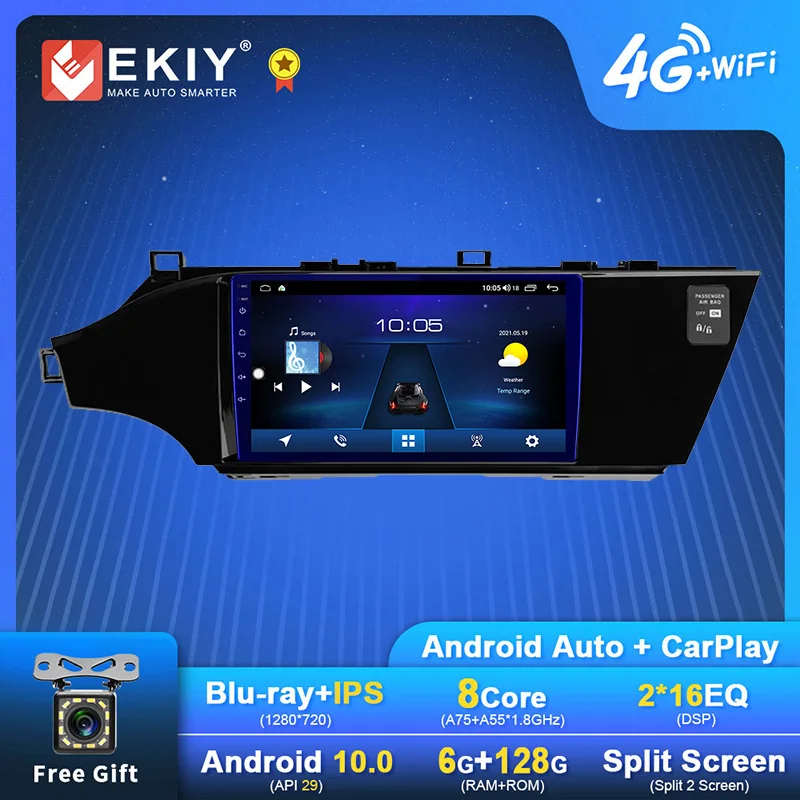 

EKIY Android Car Radio For Toyota Avalon 4 IV XX40 2012-2018 Navigation GPS DSP Carplay Multimedia Player Auto Stereo 2 din DVD