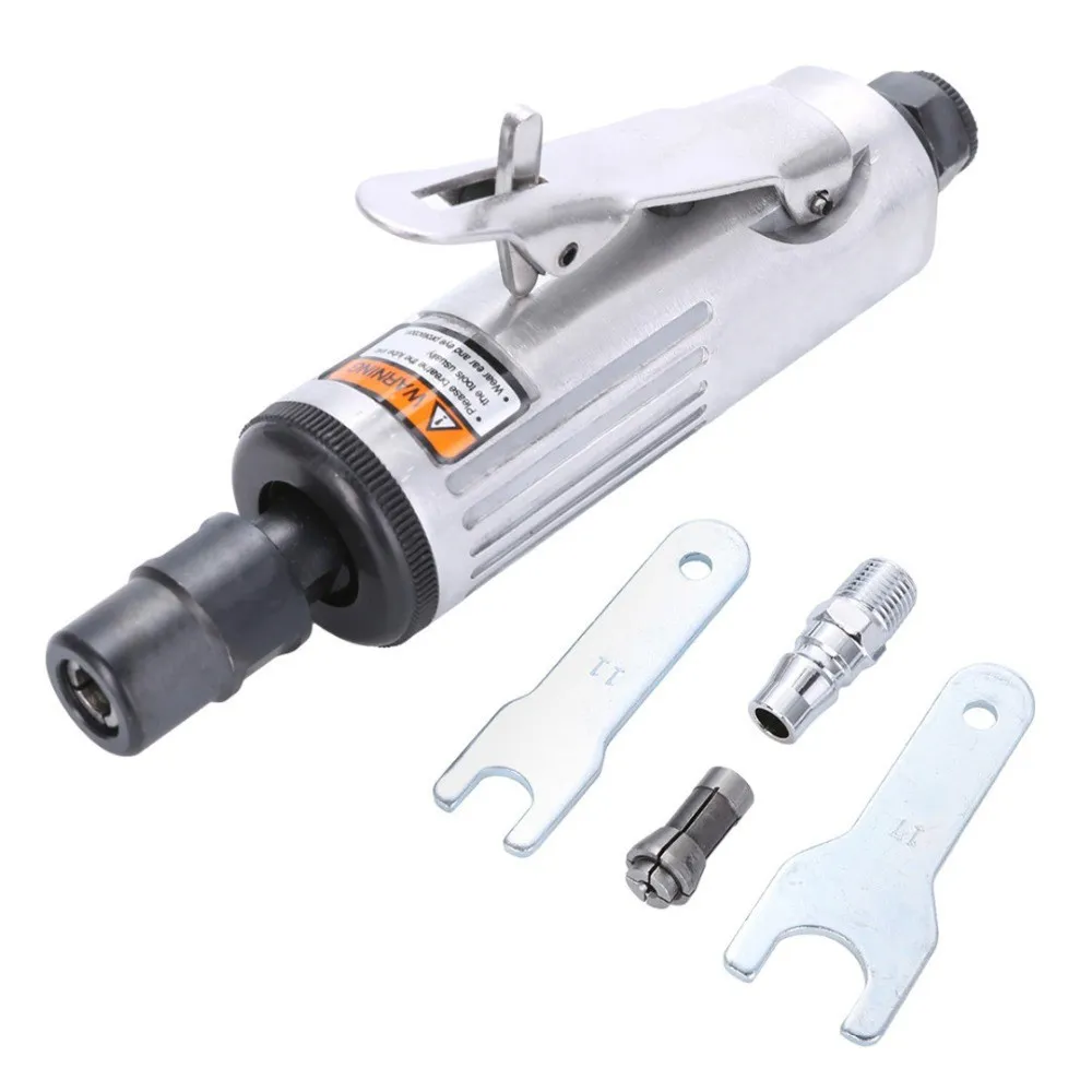 

1/4Inch 22000RPM Pneumatic Air Die Grinder Aluminum Alloy Grinding Kit Polishing Engraving Tools 90PSI Professional Tools
