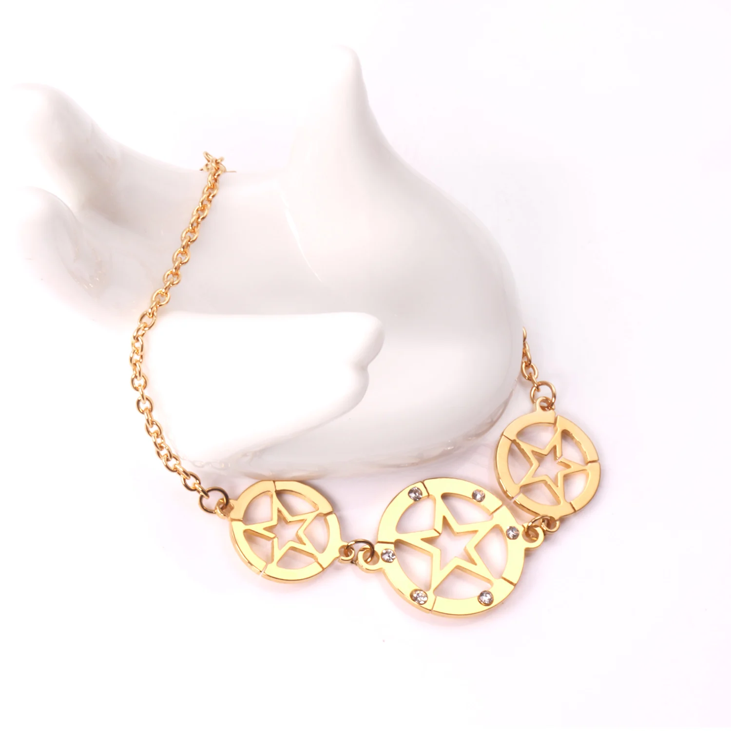 Классические ювелирные изделия LUXUKISSKIDS браслеты из нержавеющей стали для женщин