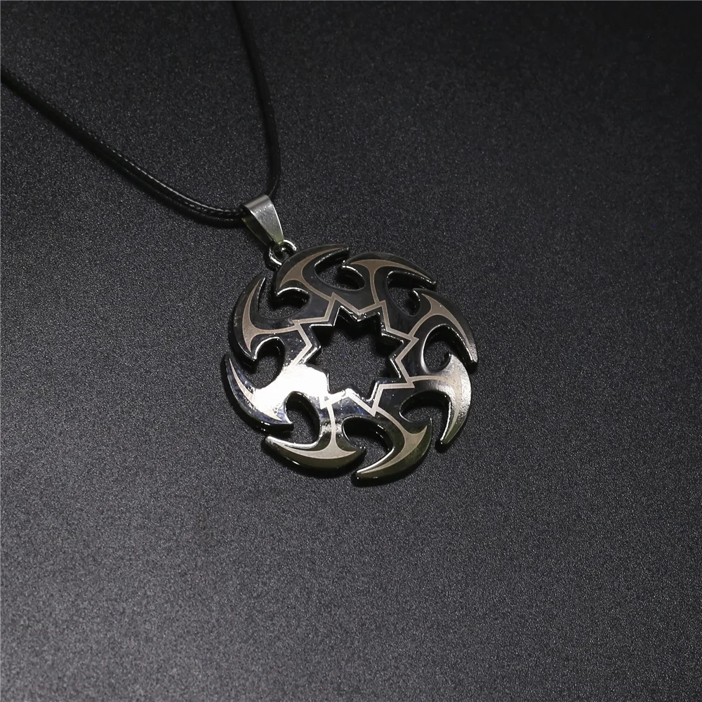 Модное колье с подвеской-крестом в стиле панк колье-чокер мужское и ожерелье