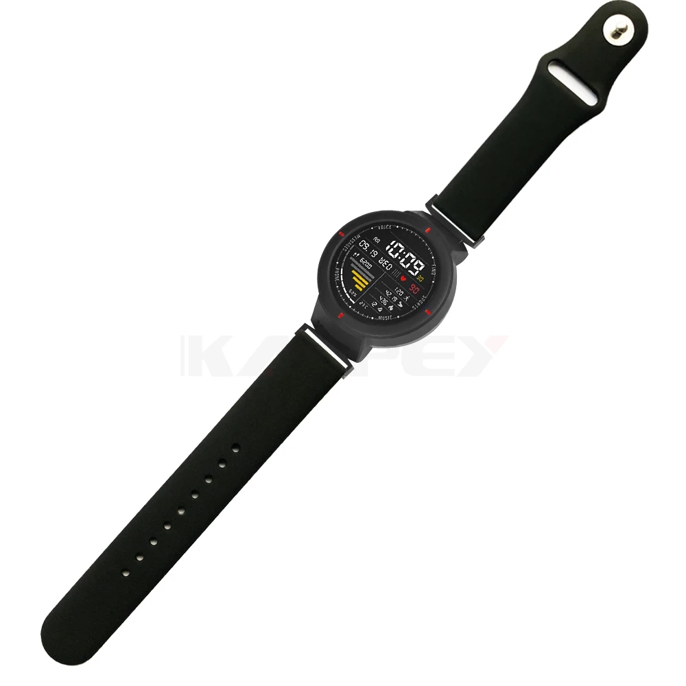 Мягкий силиконовый ремешок для Huami Amazfit Verge 3 ремешок для часов мягкий силиконовый ремешок для часов сменные полосы браслет ремни спортивный ремешок