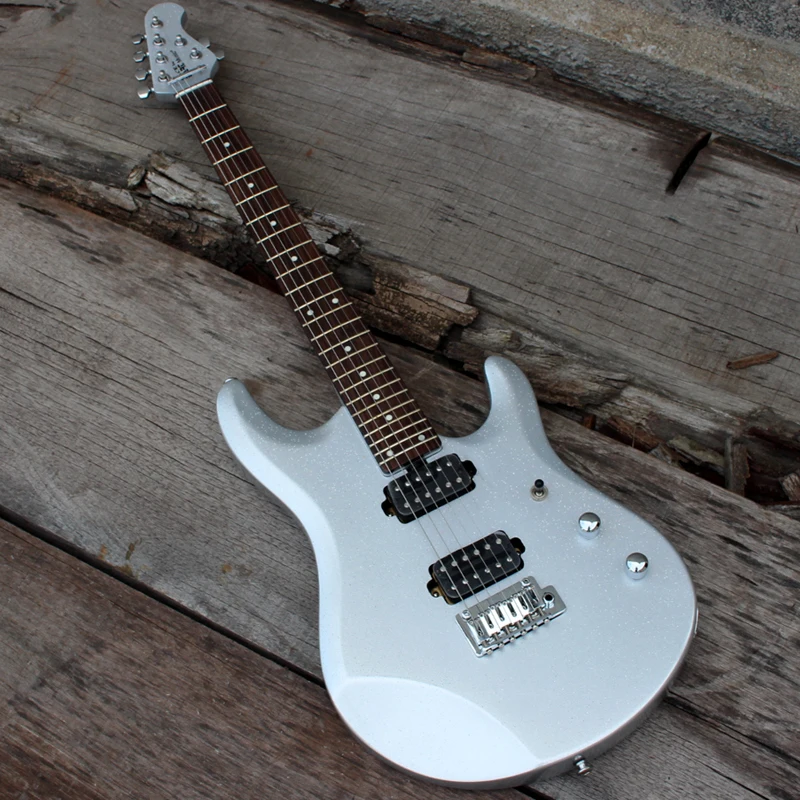 Светло-серый Eart фабрика custom shop Новинка JP60L металлическая фиолетовая 6 струнная электрогитара - Цвет: Светло-серый