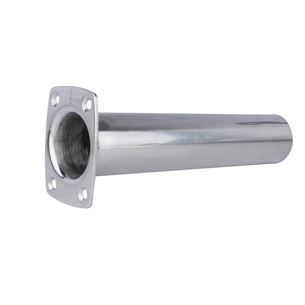 2X Boat Accessories 316 Stainless Steel Flush Mount Fishing Rod Holder 90 Degree Pod for Marine | Автомобили и мотоциклы