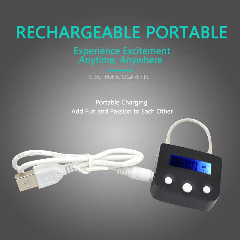 Цифровой таймер переключатель USB Перезаряжаемый времени замок для БДСМ бондаж