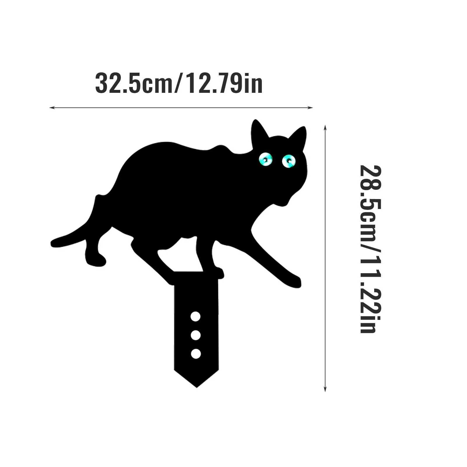 

Acrylic Cat Garden Decoration Sign Home Lawn Yard Decor Art Sculpture Garden Statue Spring Decoration Ground Insert Decor