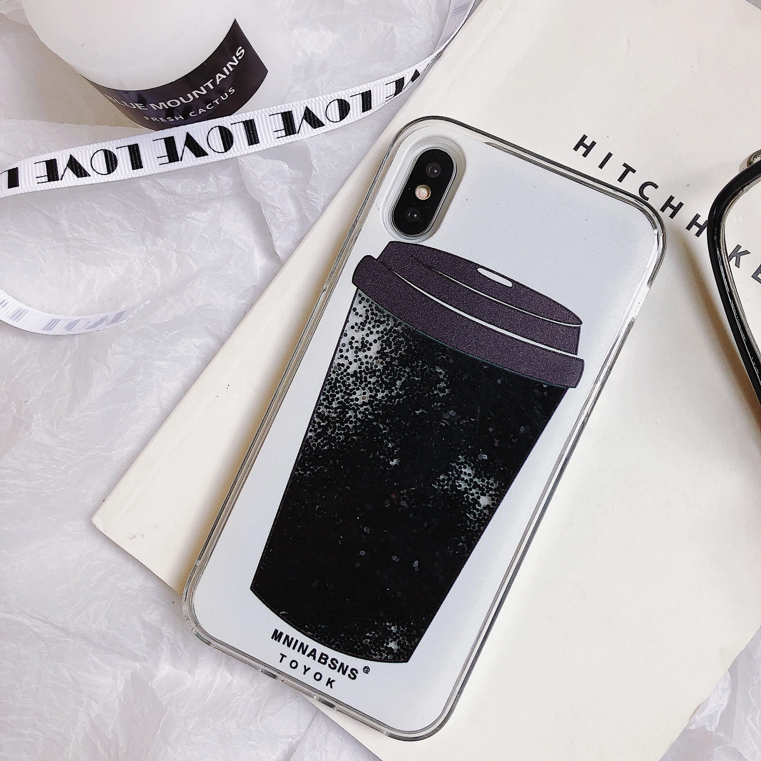 Чехол для iPhone 8, 7, 6, 6s plus, чехол с изображением моряка Луны для девочек, стильный Кристальный зыбучий песок, чехол для iPhone XS Max X XR, жидкий блестящий чехол - Цвет: 13