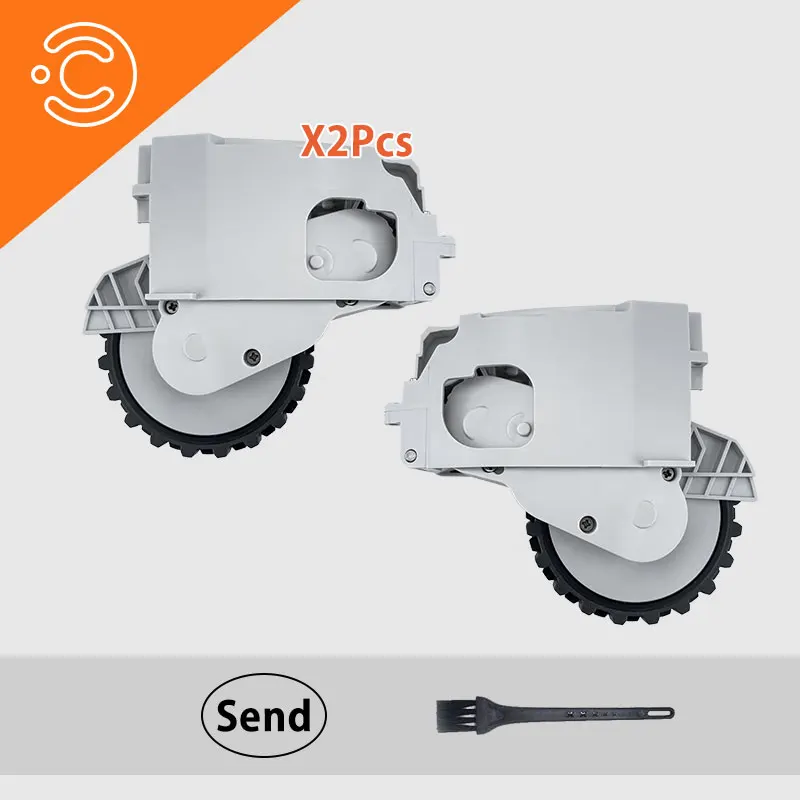 Robot vacuum cleaner accessories for 1C sweeper universal wheel wiper tire set | Бытовая техника
