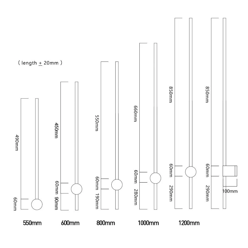 

LED Wall Lamp Long Wall Light Sofa Background Wall Decor For Home Bedroom Living Room Surface Mounted Sconce Lighting Fixture