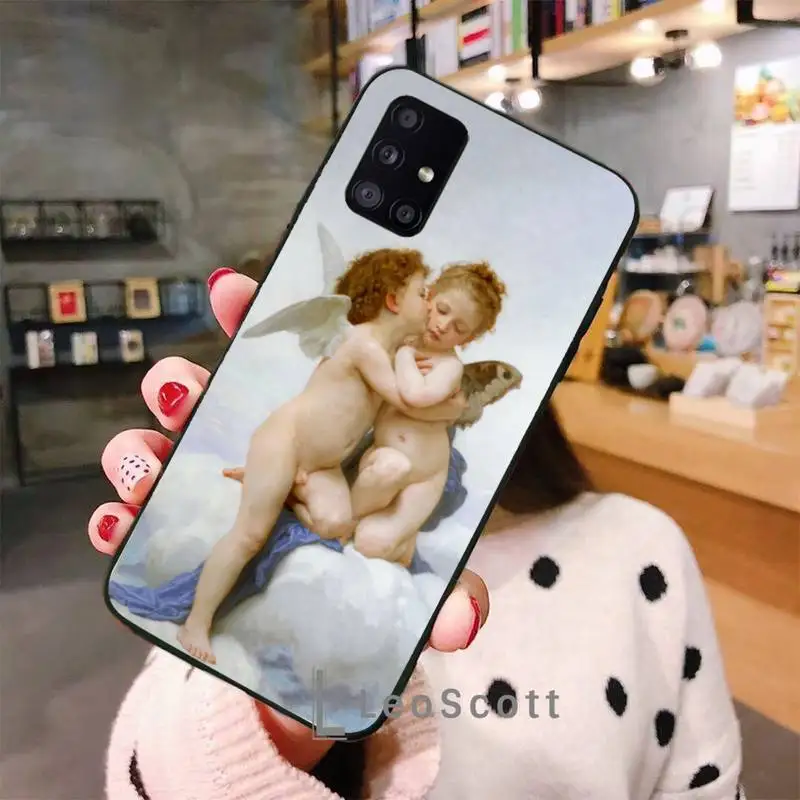 

Renaissance angels Novelty Phone Case For Samsung A40 A31 A50 A51 A71 A20E A20S S8 S9 S10 S20 Plus note 20 ultra