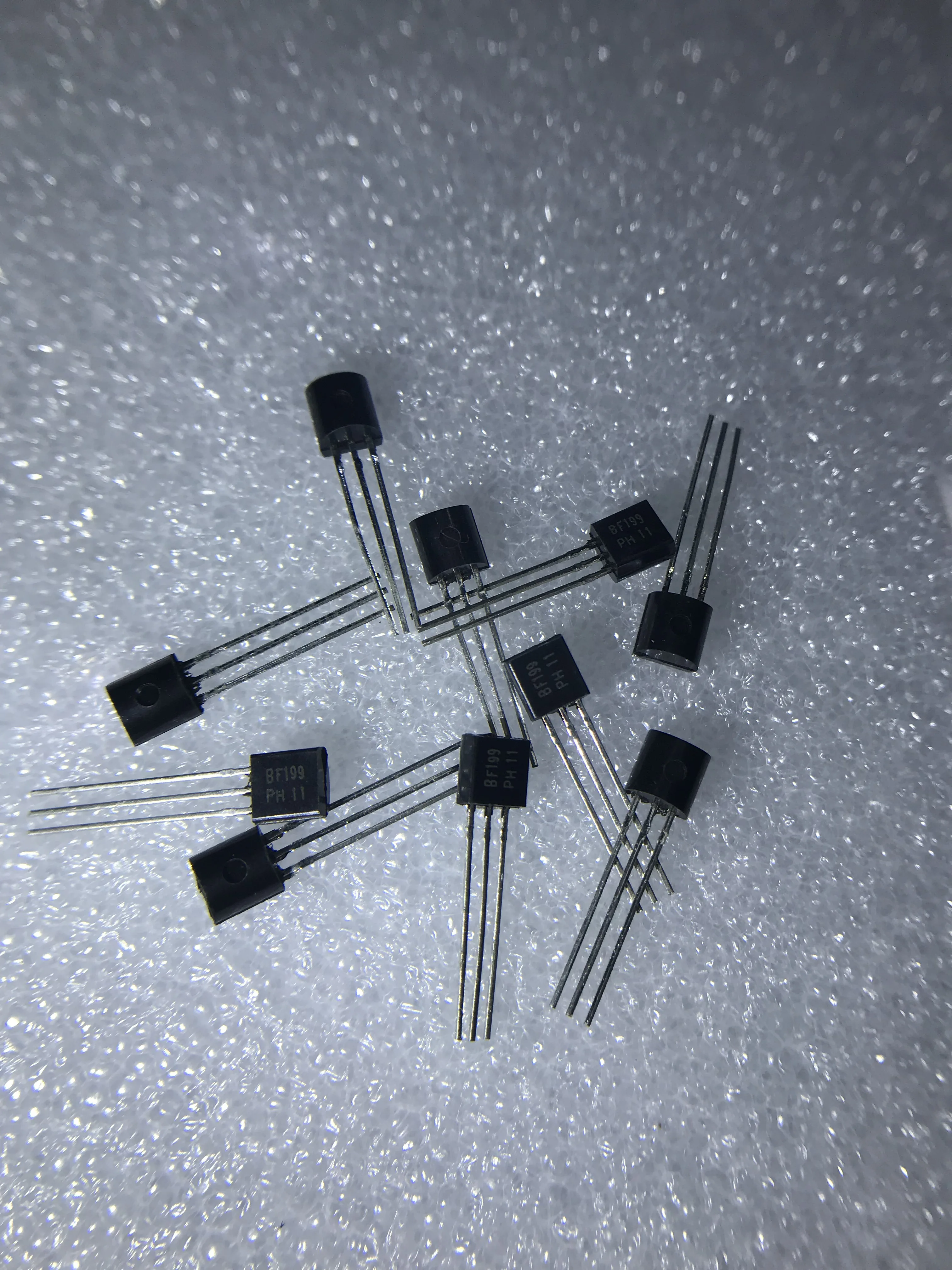 10 шт. транзистор средней частоты BF199 TO 92 NPN|frequency|frequency capacitor |