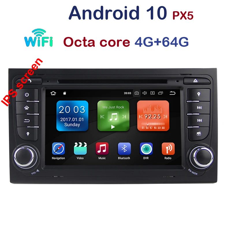 Android 10 4G Автомобильный GPS для Audi A4 B6 B7 S4 RS4 SEAT Exeo dvd-плеер Радио Стерео IPS экран