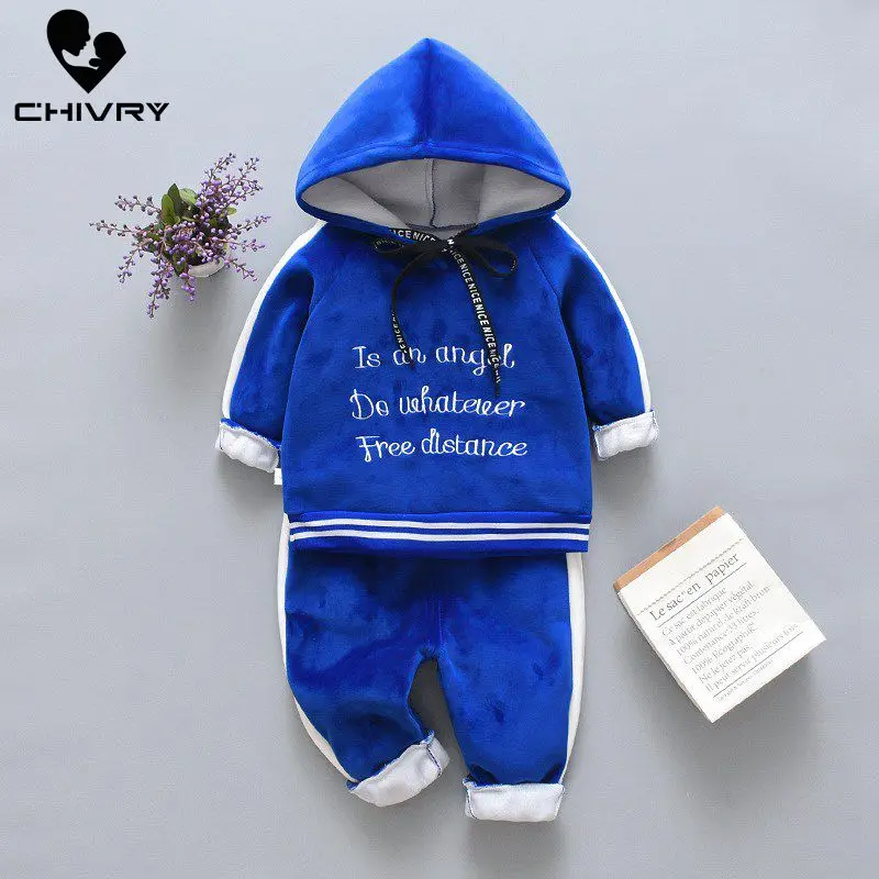 Осенне-зимний комплект одежды для маленьких мальчиков и девочек кофта с