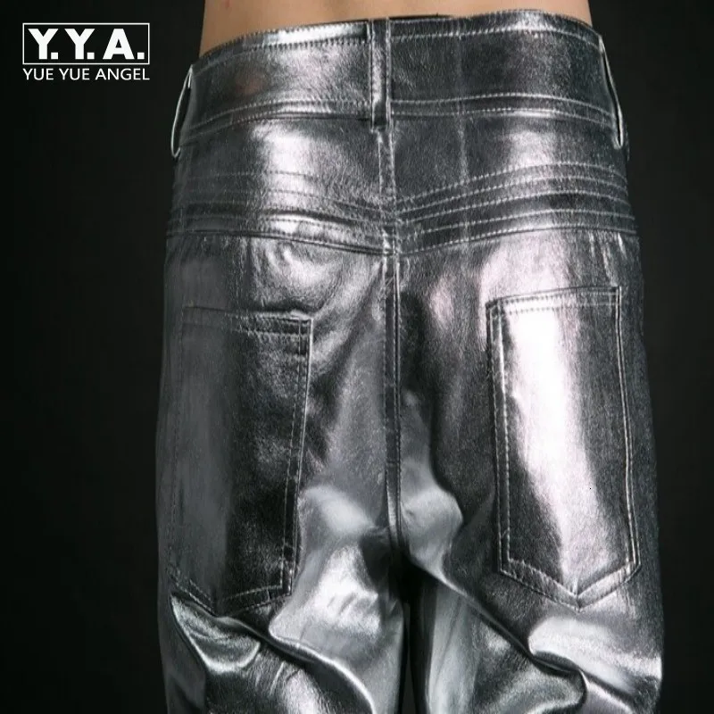 Новое поступление высокое качество серебристые мужские поп-певцы крутые