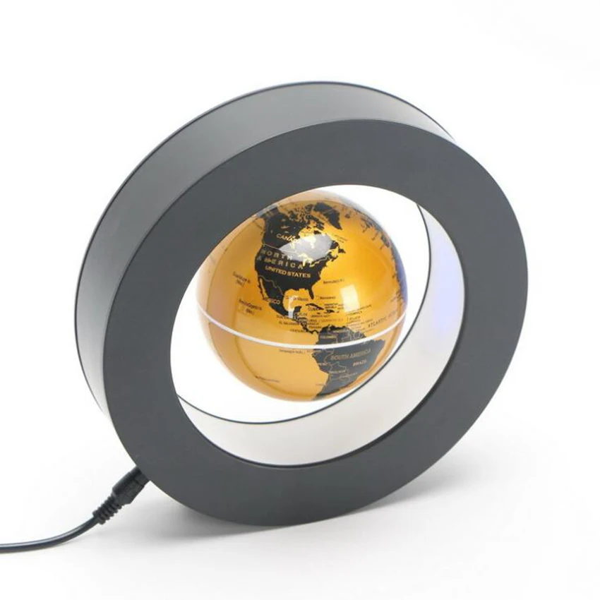 Светодиодный карта мира Новинка магнитный парящий в воздухе светящийся Глобус
