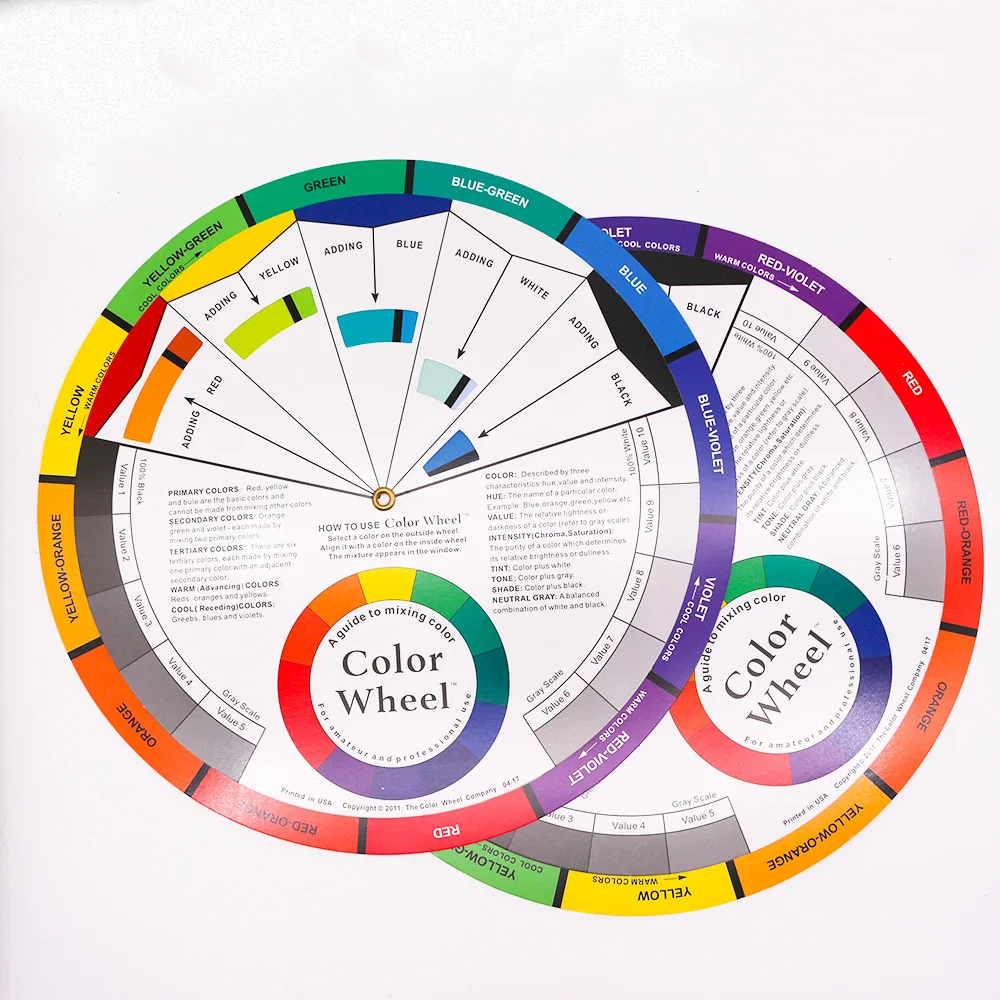 5 шт. Miroblading Color Wheel Guide Tebori тату пигментная цветная палитра Перманентный макияж