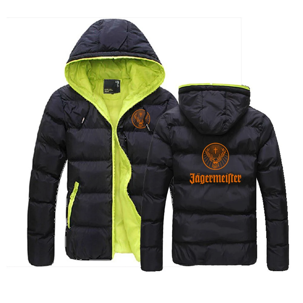 Новинка 2021 мужской весенне осенний жакет с логотипом бренда Jagermeister хлопковые