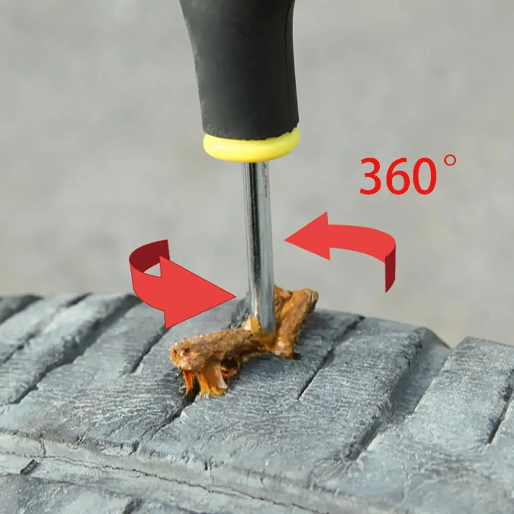

Tyre Repairing Patch Tool Kit Studding Puncture Plug Car Repair Tire Tool Truck Garage Tubeless Wheel Motorcycle S7V1